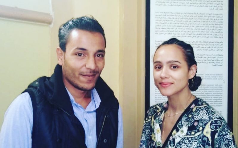حديث صحفي مع محمد على حسان عن مقابلته مع ناتالي ايمانويل بطلة Game Of Thrones
