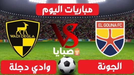 نتيجة مباراة الجونة ووادي دجلة اليوم 24-1-2021 الدوري المصري