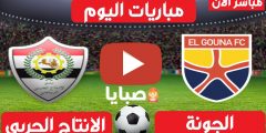 نتيجة مباراة الجونة والانتاج الحربي اليوم 2-2-2021 الدوري المصري 