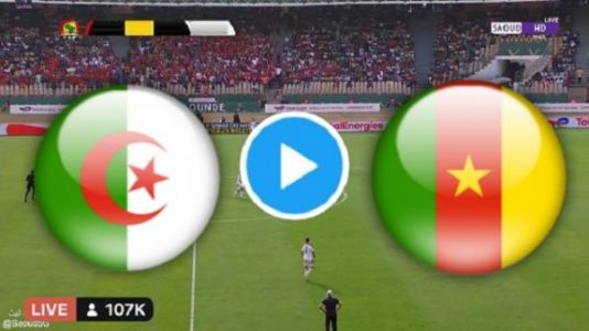بث مباشر مباراة منتخب الجزائر والكاميرون